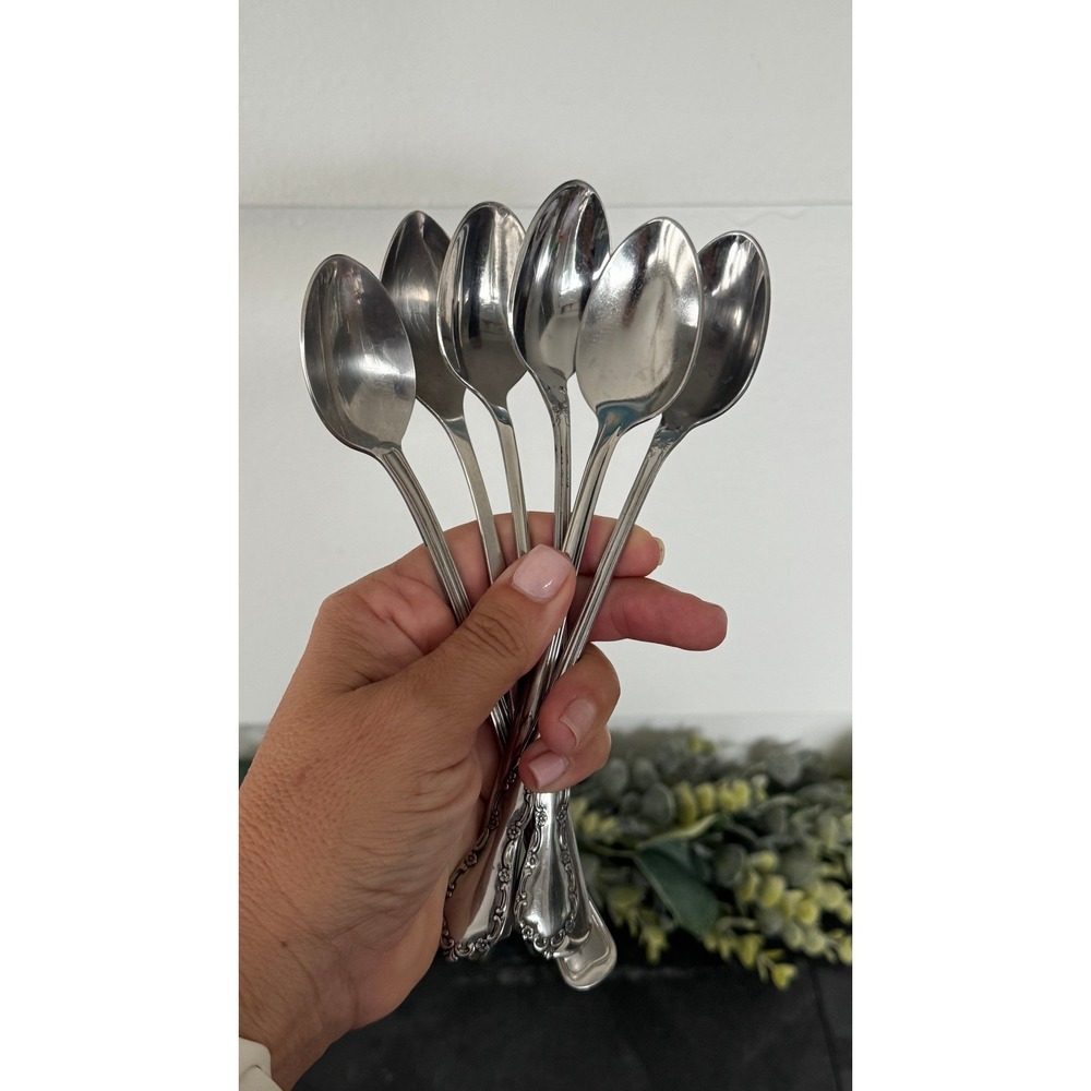 Mixed lot Iced Tea Spoons silverplate vintage Gorham Oneida Oneidacraft - Picture 2 of 6